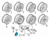 OEM 2022 Ford F-150 Center Cap Diagram - FL3Z-1130-A
