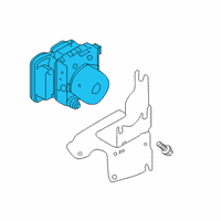 OEM 2019 Nissan Altima Anti Skid Actuator Assembly Diagram - 47660-6CC0D