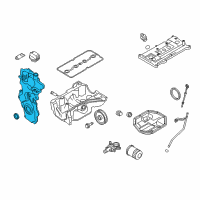 OEM 2010 Nissan Cube Cover Assy-Front Diagram - 13500-EN200