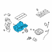 OEM 2013 Nissan Cube Pan Assy Oil Diagram - 11110-CJ70B