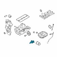 OEM Nissan Pump-Oil Diagram - 15010-ED87C