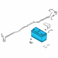 OEM BMW M850i xDrive Gran Coupe ORIGINAL BMW AGM-BATTERY:612010 Diagram - 61-21-7-604-808