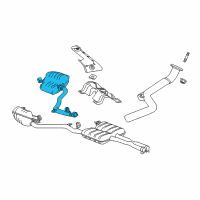 OEM 2017 Chrysler 300 Resonator-Exhaust Diagram - 68274680AB