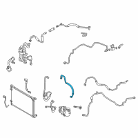 OEM 2017 Toyota Prius Prime Suction Hose Diagram - 88704-47130