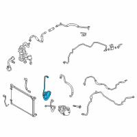 OEM 2019 Toyota Prius Prime Discharge Hose Diagram - 88703-47090