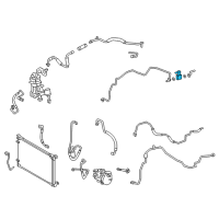 OEM 2019 Toyota Prius Prime Expansion Valve Diagram - 88690-47040