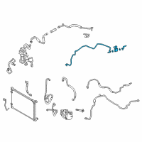 OEM 2017 Toyota Prius Prime Discharge Line Diagram - 88705-47010