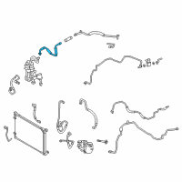 OEM 2020 Toyota Prius Prime Suction Line Diagram - 88717-47050