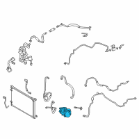 OEM 2017 Toyota Prius Prime Compressor Diagram - 88370-47122