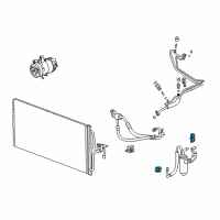 OEM 2005 Chevrolet Impala Dehydrator Connector Diagram - 10442894