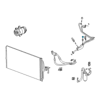 OEM 2005 Chevrolet Monte Carlo AC Tube Cap Diagram - 52458768