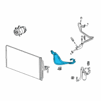 OEM 2005 Chevrolet Impala AC Hose Diagram - 10344010