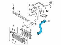 OEM Ford Bronco TUBE - OUTLET Diagram - MB3Z-6F073-A