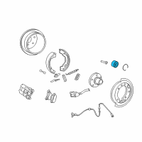 OEM 2009 Mercury Mountaineer Bearing Diagram - 6L2Z-1215-A