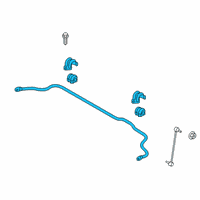 OEM 2022 Hyundai Veloster N Bar Assembly-FR STABILIZER Diagram - 54810-K9000