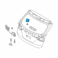 OEM Hyundai Cont Module Assembly-Power TAILGATE, LH Diagram - 95470-2W700