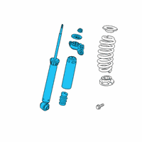 OEM Cadillac XT4 Shock Diagram - 84832871