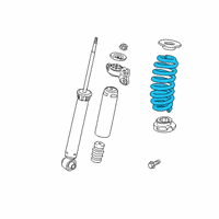 OEM 2020 Cadillac XT4 Coil Spring Diagram - 84401932