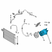 OEM 2015 Ford Transit Connect Compressor Assembly Diagram - CV6Z-19703-L