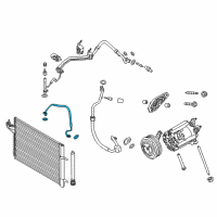 OEM 2014 Ford Escape Discharge Line Diagram - CV6Z-19972-B