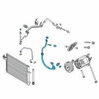 OEM 2016 Ford Escape Evaporator Tube Diagram - CV6Z-19D742-C