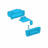 OEM Toyota Avalon Dash Control Unit Diagram - 55900-07032