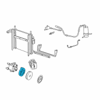 OEM 1991 Mercury Cougar Clutch Coil Diagram - E9SZ-19D798-A