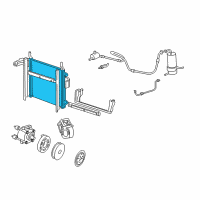 OEM 2007 Ford Ranger Condenser Diagram - 6L5Z-19712-AC