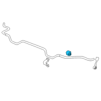 OEM 1997 Chevrolet Malibu Stabilizer Bar Insulator Diagram - 22619844