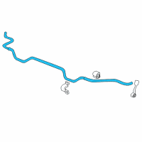 OEM Oldsmobile Alero Stabilizer Bar Diagram - 22601043