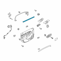 OEM 2011 Ford Taurus Belt Weatherstrip Diagram - AG1Z-5421456-A