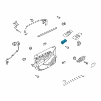 OEM 2011 Ford Taurus Window Switch Diagram - AG1Z-14529-AB