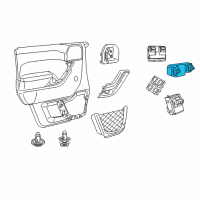 OEM Jeep Switch-Power Window Diagram - 68057597AC