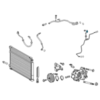 OEM 2022 Lexus ES350 Compressor Assembly Diagram - 88320-48330