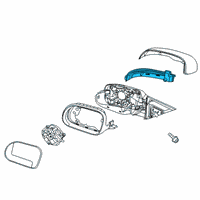 OEM Kia Soul Lamp Assembly-Outside Mi Diagram - 87614K0000