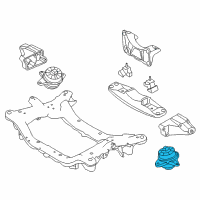 OEM 2012 Hyundai Genesis Insulator-Hydraulic, LH Diagram - 21812-3N500