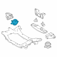 OEM 2011 Hyundai Genesis Insulator-Hydraulic, RH Diagram - 21812-3N350