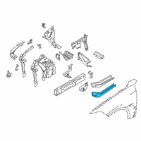 OEM 2020 BMW X6 REAR LEFT ENGINE SUPPORT Diagram - 41-00-7-933-493