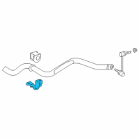 OEM 2012 Toyota Tacoma Stabilizer Bar Bracket Diagram - 48829-04030