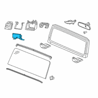 OEM 2020 Jeep Gladiator Camera-Forward Facing Diagram - 56029823AD