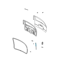 OEM Oldsmobile Bravada Support Strut Diagram - 15130343