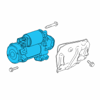 OEM Chevrolet Camaro Starter Diagram - 12667974