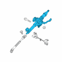 OEM 2015 Hyundai Sonata Column Assembly-Upper Diagram - 56310-C1200