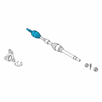 OEM 2014 Nissan NV200 Repair Kit Fixed Joint Outer 2.0L (CVT) Diagram - C9211-3RC0A