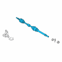 OEM 2015 Nissan NV200 Shaft Assembly-Front Drive, LH Diagram - 39101-95B0A