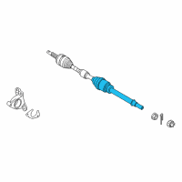 OEM 2013 Nissan NV200 Repair Kit Slide Joint Inner 2.0L (CVT) Diagram - C9711-3LM0A