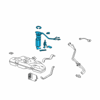 OEM Oldsmobile Cutlass Supreme Fuel Pump Diagram - 19179624