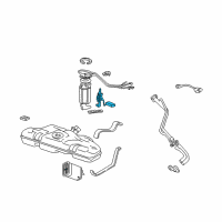 OEM Pontiac Grand Am Fuel Gauge Sending Unit Diagram - 88966972