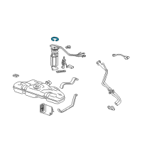 OEM 2002 Chevrolet Camaro Fuel Tank Diagram - 12077979