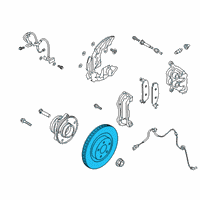 OEM 2020 Lincoln Aviator Rotor Diagram - L1MZ-1125-A